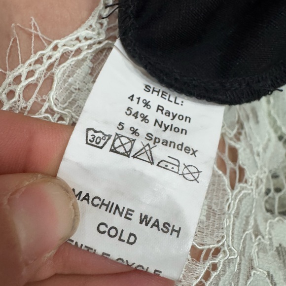 Amelie Teje Zip Up Cut Out Black Pants - Picture 8 of 9